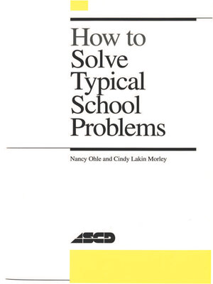 cover image of How to Solve Typical School Problems